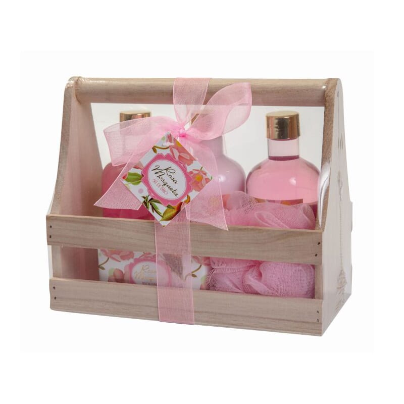 Set De Baño Rosa Mosqueta 5 Uds