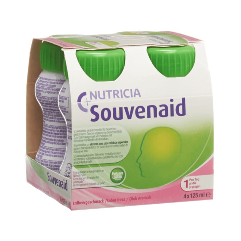 Souvenaid Sabor Fresa 4 Uds 125 ml