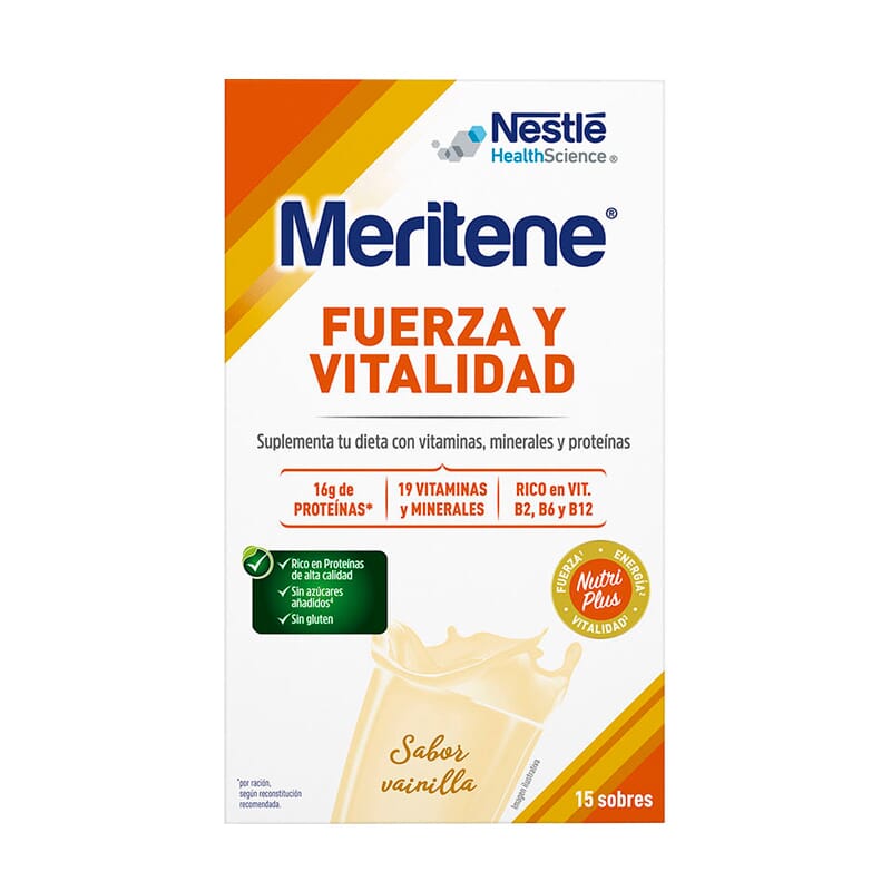 Meritene Sabor Vainilla 15 Sobres 30g