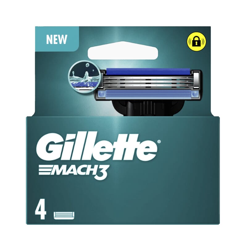 Gillette Mach3 Recambios 4 Uds