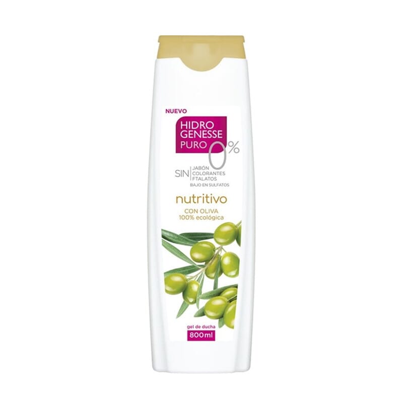 Gel De Ducha Nutritivo Con Oliva Ecológica 800 ml