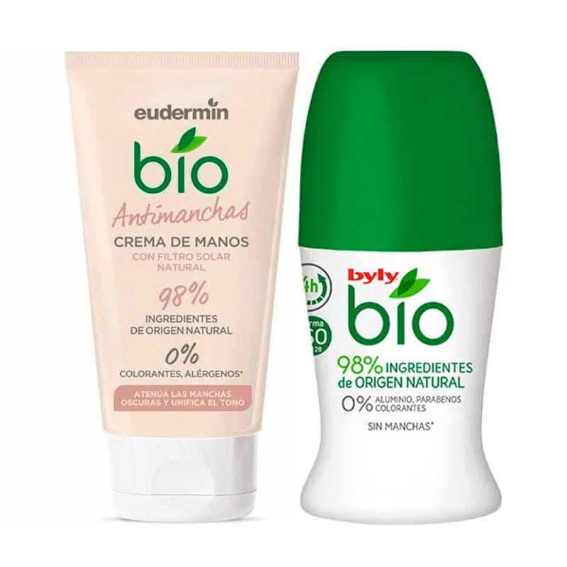 Bio Manos Crema Anti-Manchas 75 ml + Desodorante Byly 1 Lote