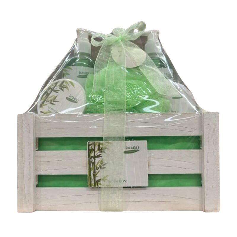 Set De Baño Bambú 6 Piezas