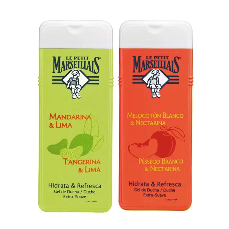 Gel De Ducha Extra Suave Melocotón + Mandarina & Lima 2 Uds 400 ml