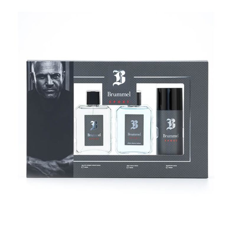 Brummel Sport EDC 125 ml + Deodorant Spray + Aftershave Set