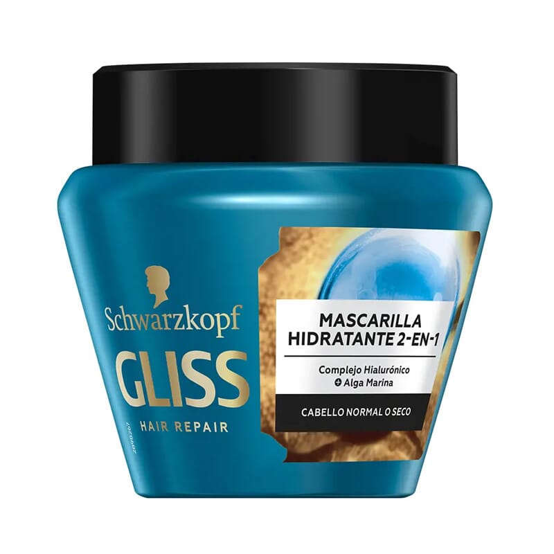 Gliss Aqua Revive Mascarilla Hidratante 2 En 1 300 ml