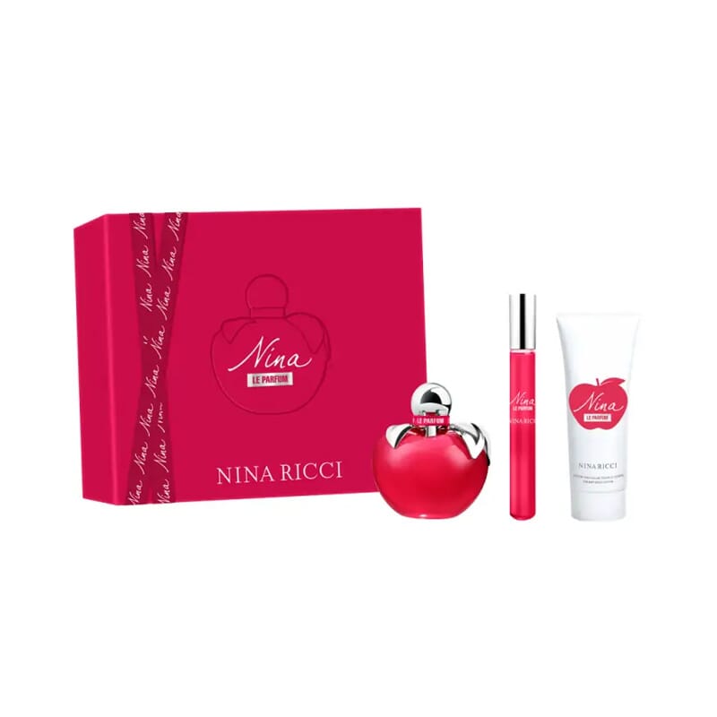 Nina Le Parfum 50 ml + Loción 75 ml + Roll-On 10 ml Lote