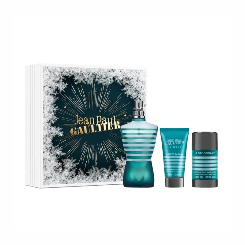 Le Male Set EDT 125 ml +  Aftershave 50 ml + Desodorante 75 ml