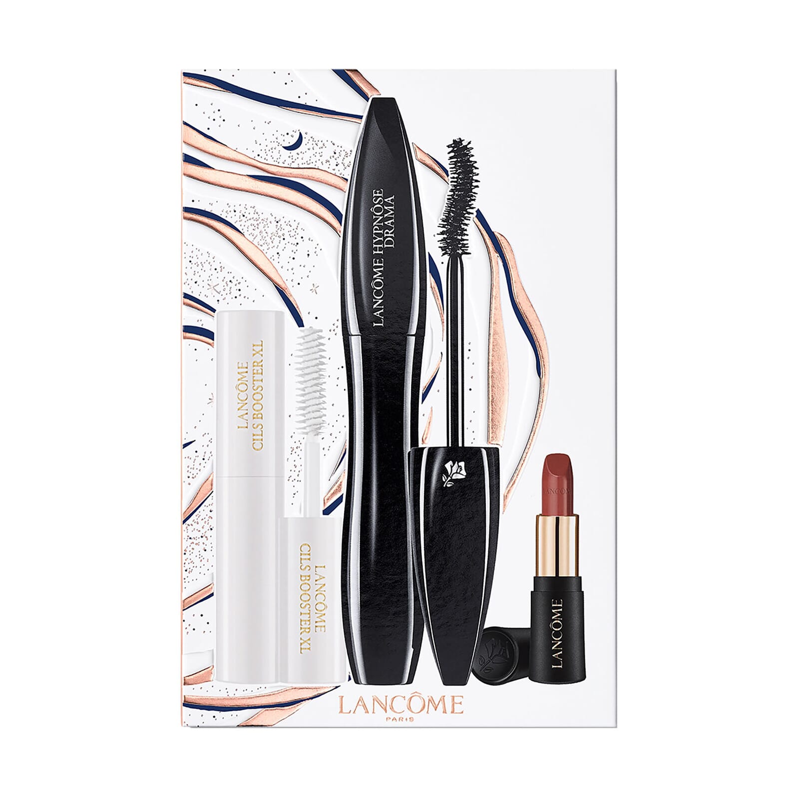 Hypnôse Drama Mascara + Mini Cils Booster + Mini L'Absolue Rouge Lotto