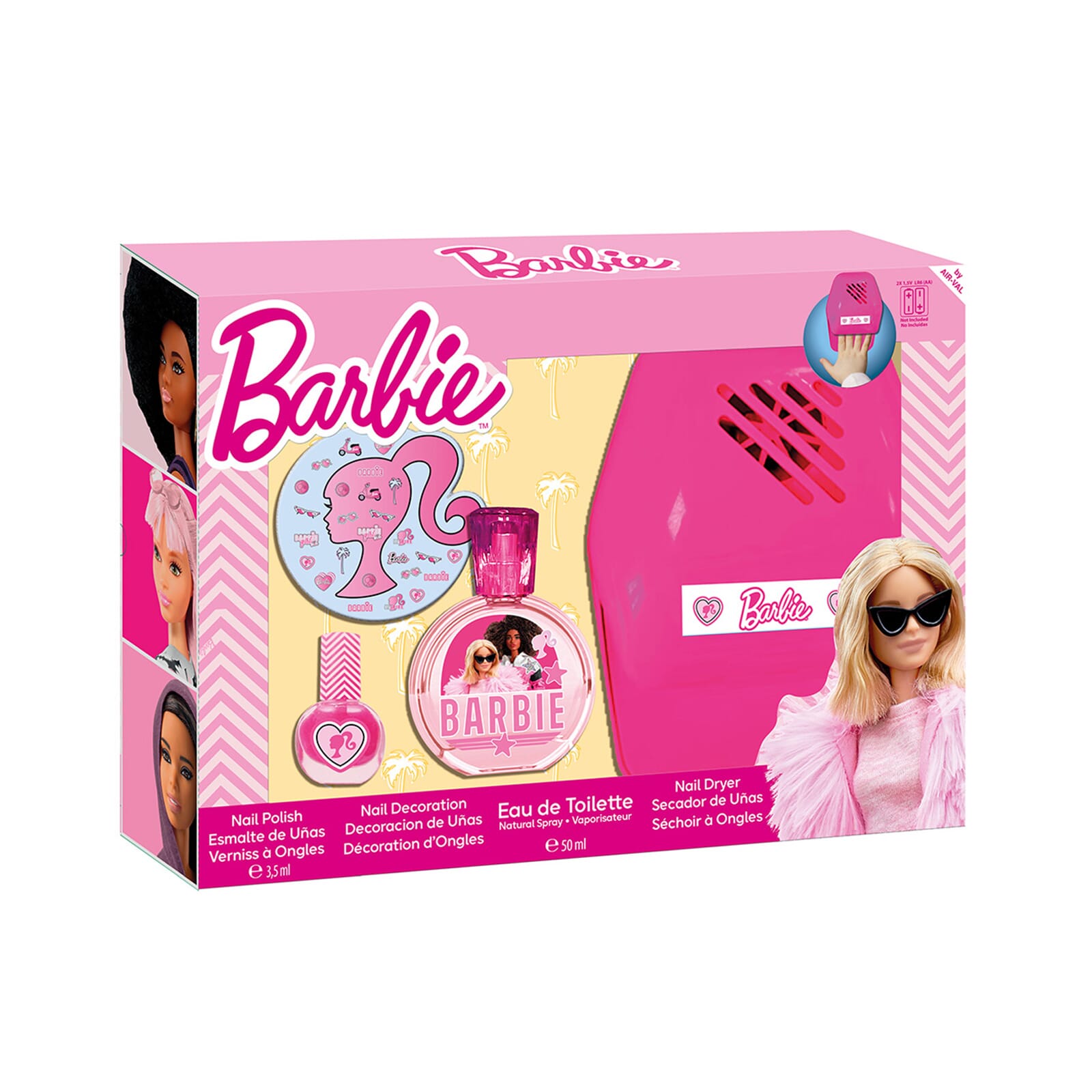 Barbie EDT 50 ml + Kit Manicura Infantil