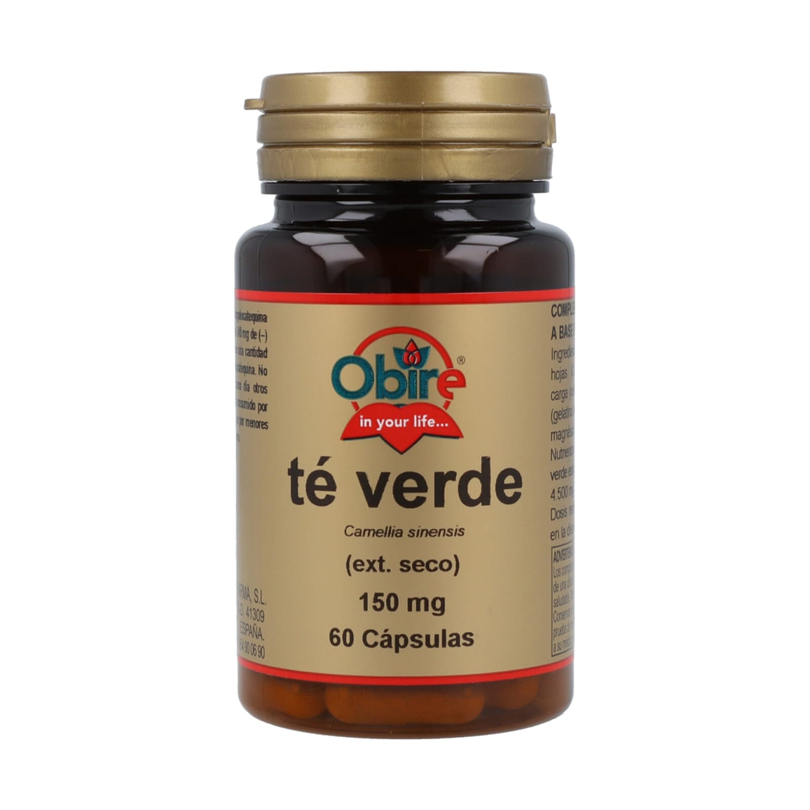 Té Verde Extracto Seco 150 mg 60 Caps