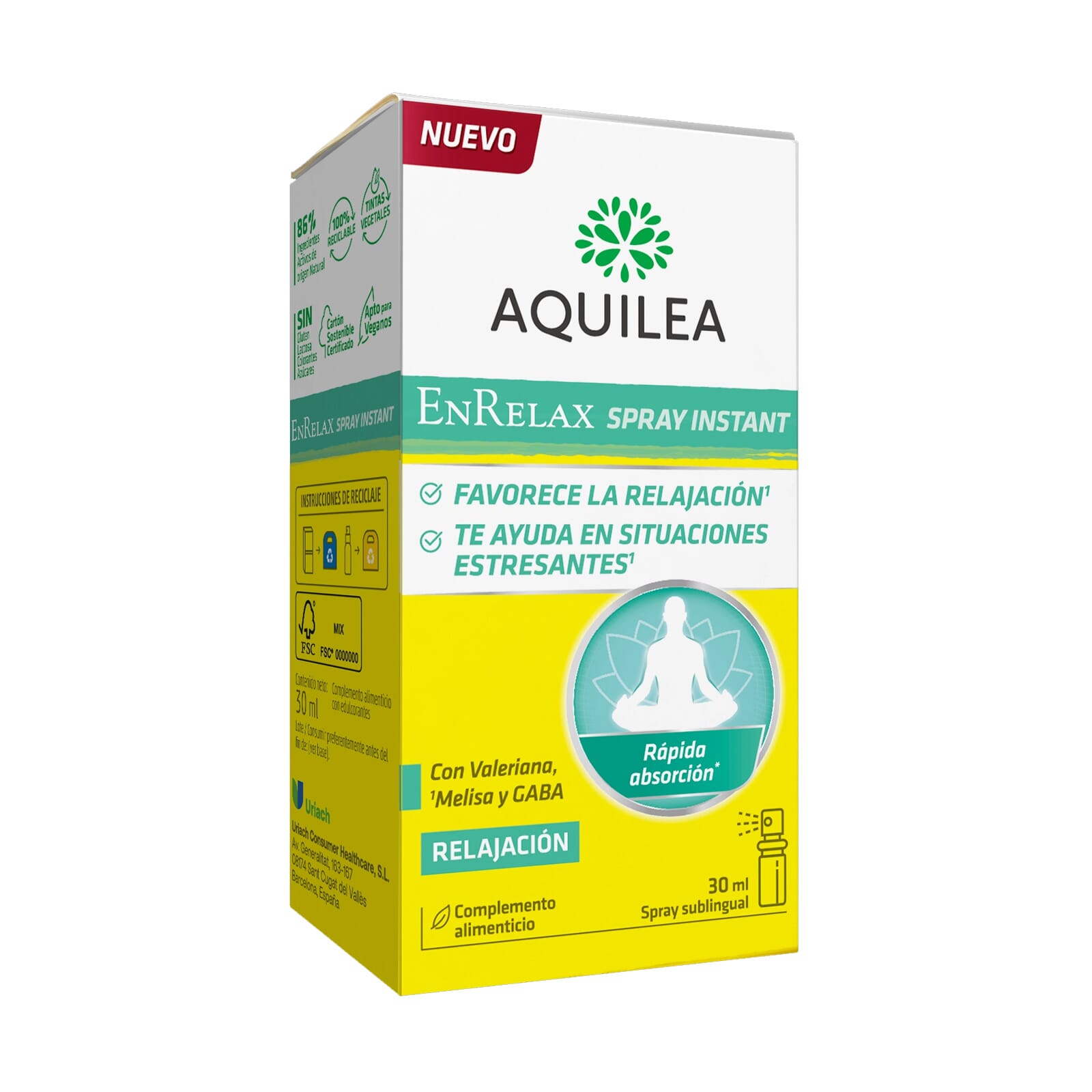 Aquilea Enrelax Spray Instant 30 ml