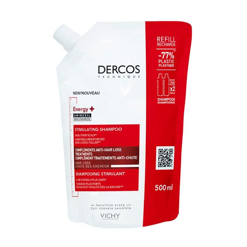 Dercos Recambio Champú Estimulante Energy+ 500 ml