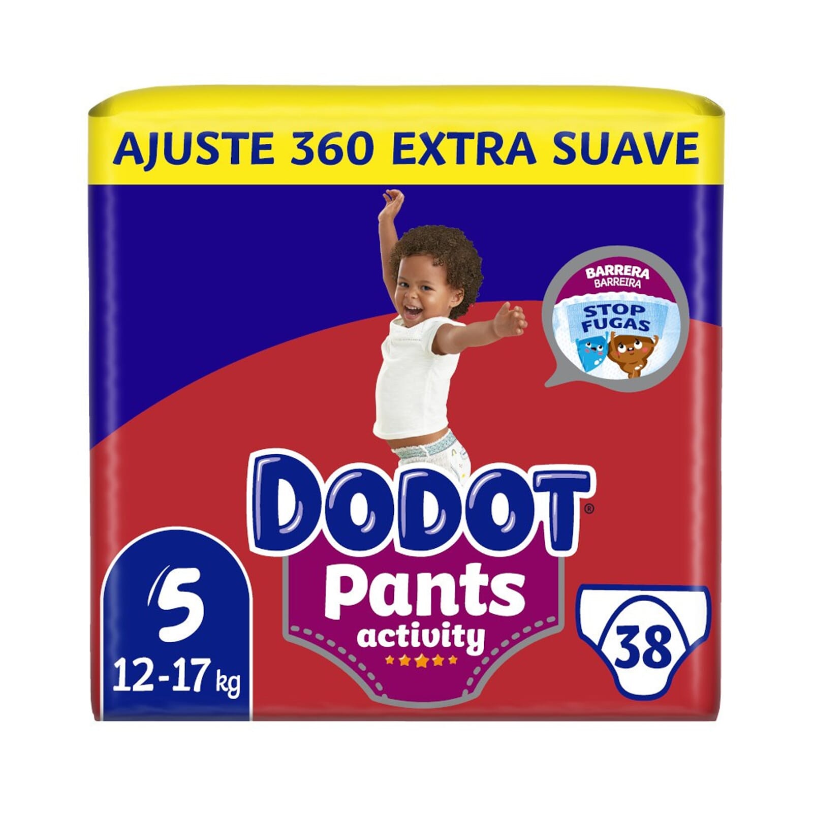 Dodot Pants Activity Extra Suave T-5 38 Uds