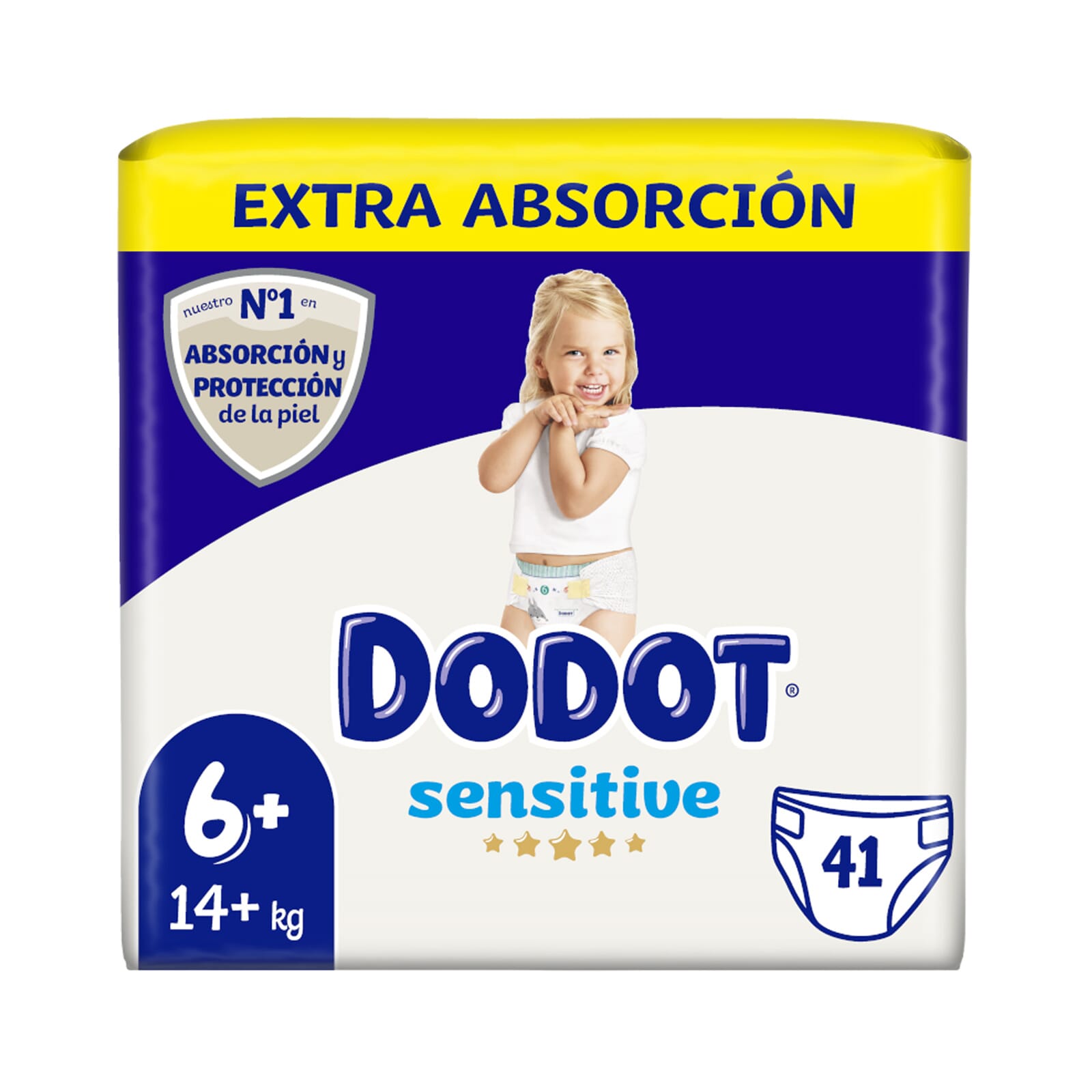 Dodot Sensitive Extra Absorción T-6 41 Uds