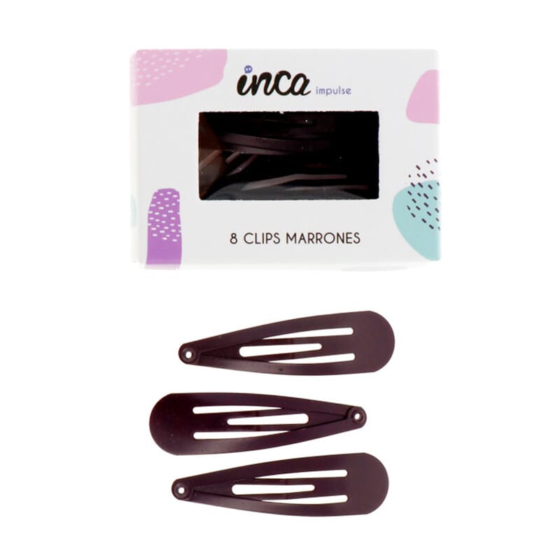 Set Ganchos Castanhos 8 Unds