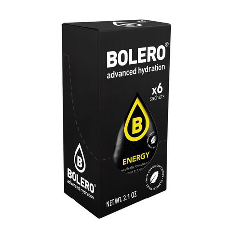 Bolero Energy Drink (Con Stevia) 6 Sobres 10g