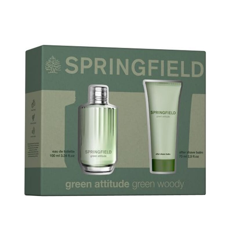 Green Attitude EDT 100 ml + After Shave 75 ml Lote