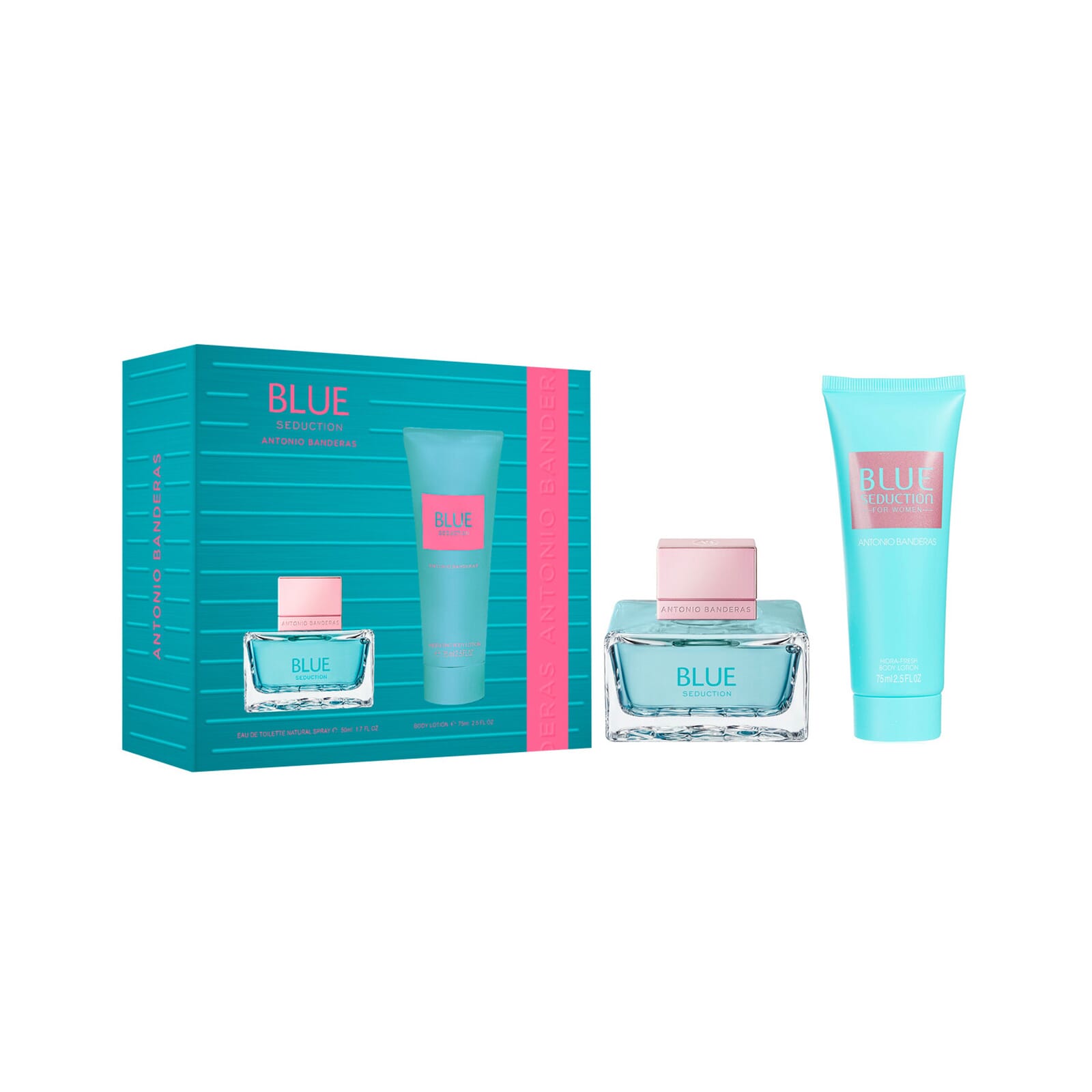 Blue Seduction Women EDT 50 ml + Body Lotion 75 ml Lote
