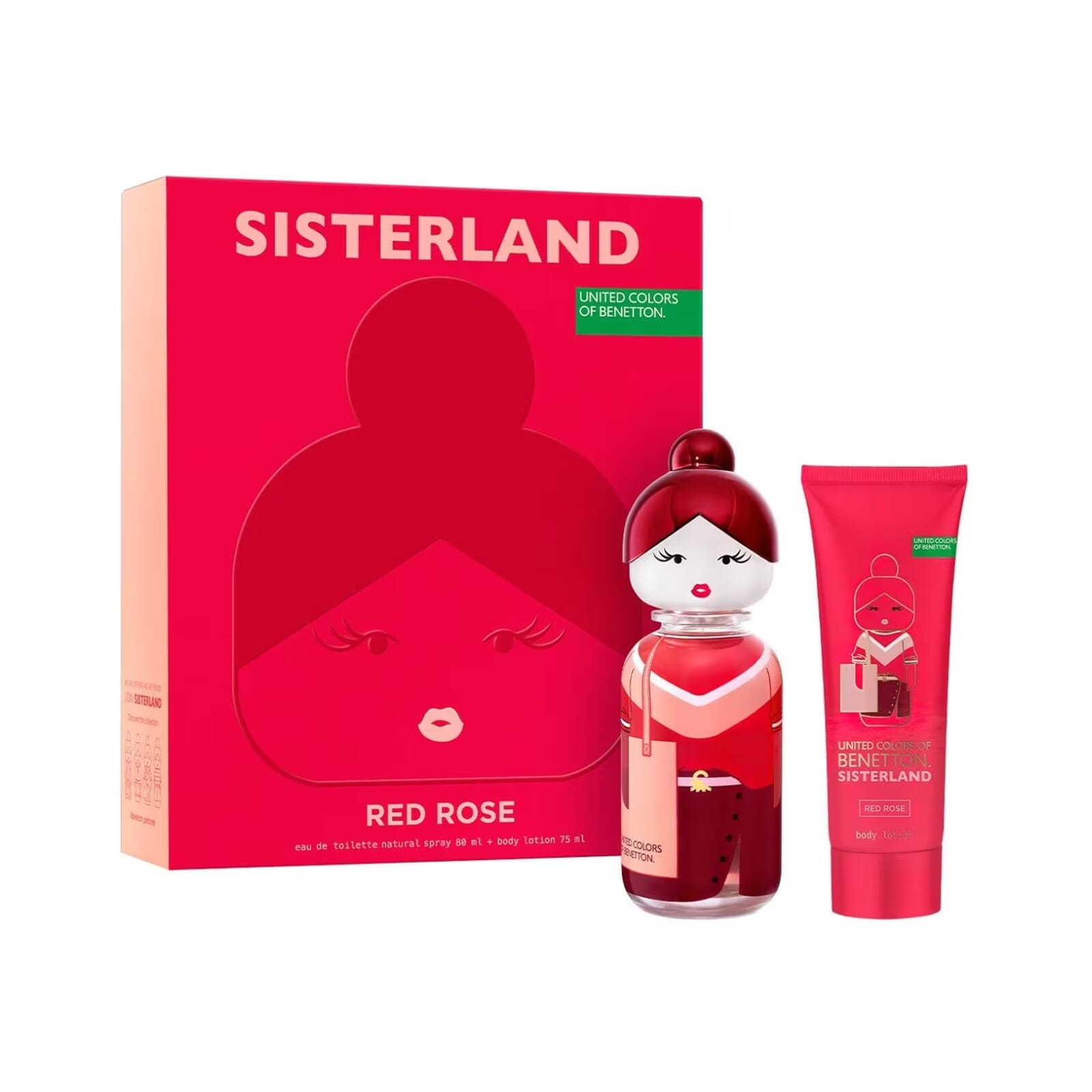 Sisterland Red Rose EDT 80 ml + Loción Corporal 75 ml Lote