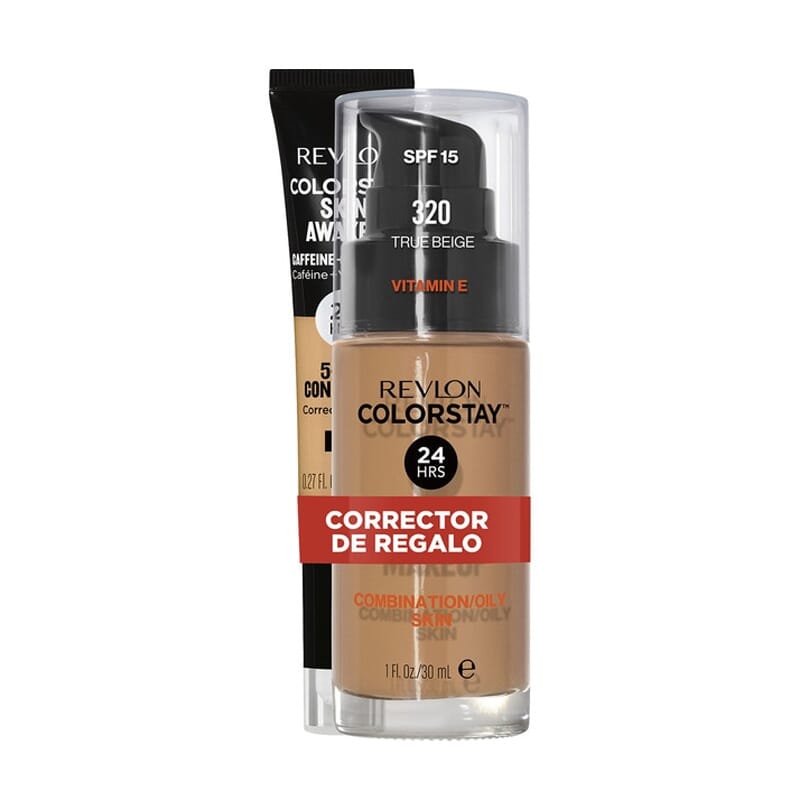 Colorstay 24H #320 True Beige + Correttore Colorstay Skin Awaken