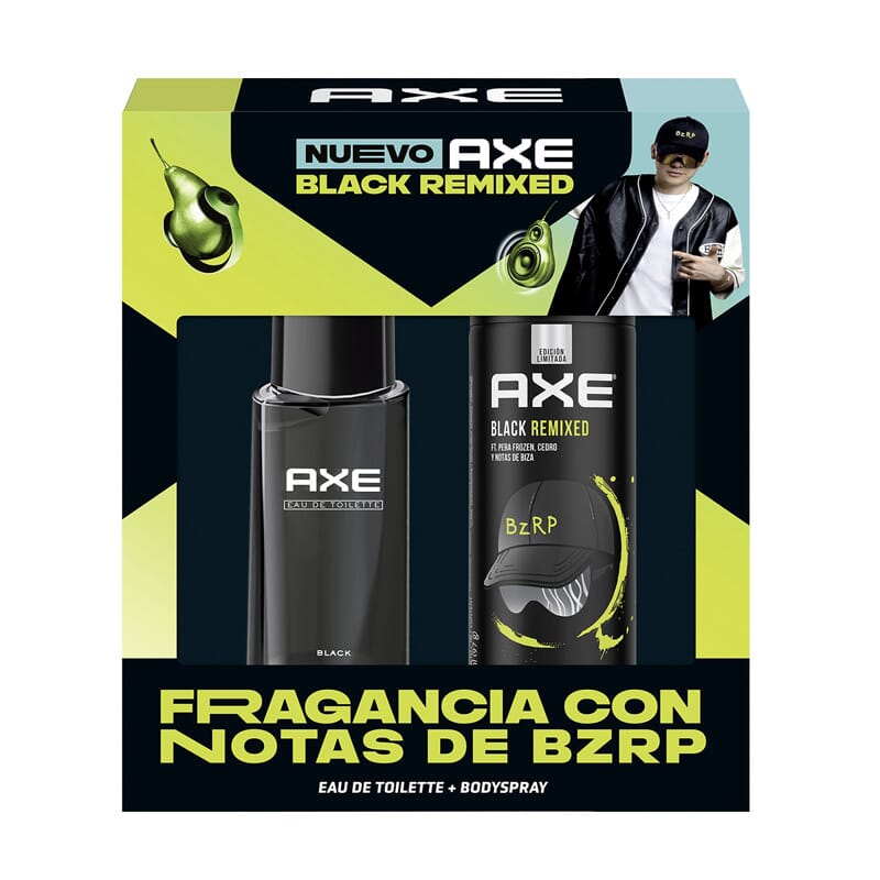 Black Remixed BZRP EDT 75 ml + Desodorante Spray 150 ml Lote