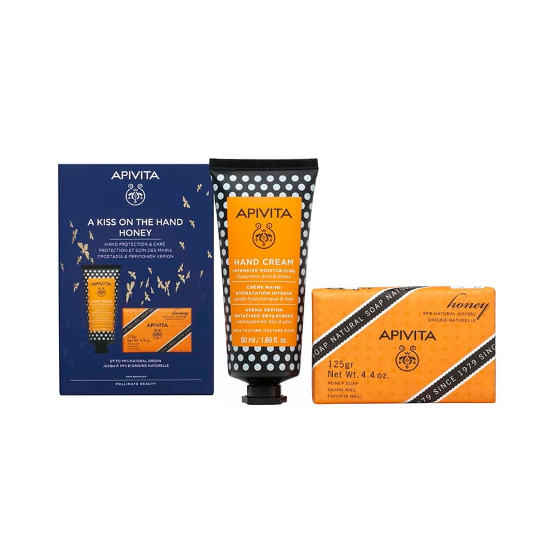 Set Crema De Manos 50 ml + Jabón Natural Miel 125g