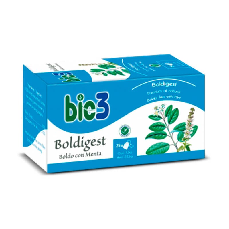 BIE3 BOLDIGEST BOLDO CON MENTA 25 Infusiones de 1,5g