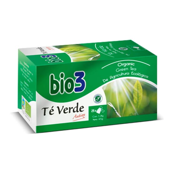 Bio3 Thé Vert Antiox Biologique 25 Sachets De 1,8 G - Bio3 | Nutritienda