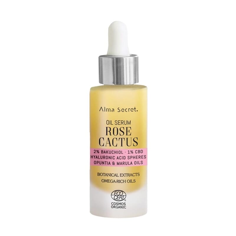Sérum Aceite Rose Cactus 2% Bakuchiol 1% CBD Ácido Hialurónico 30 ml