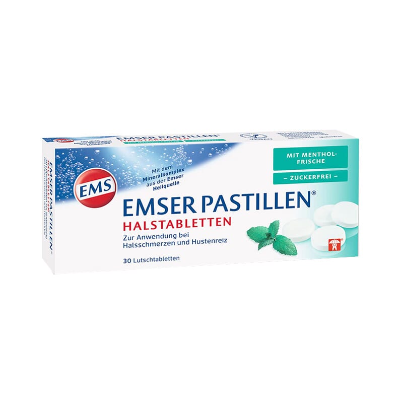 Emser Pastillas Mentol Sin Azúcar 30 Uds