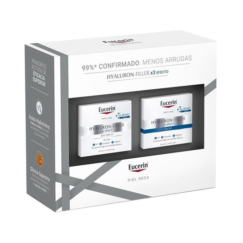 Pack Hyaluron Dagcrème Droge Huid 50 ml + Nachtcrème 50 ml