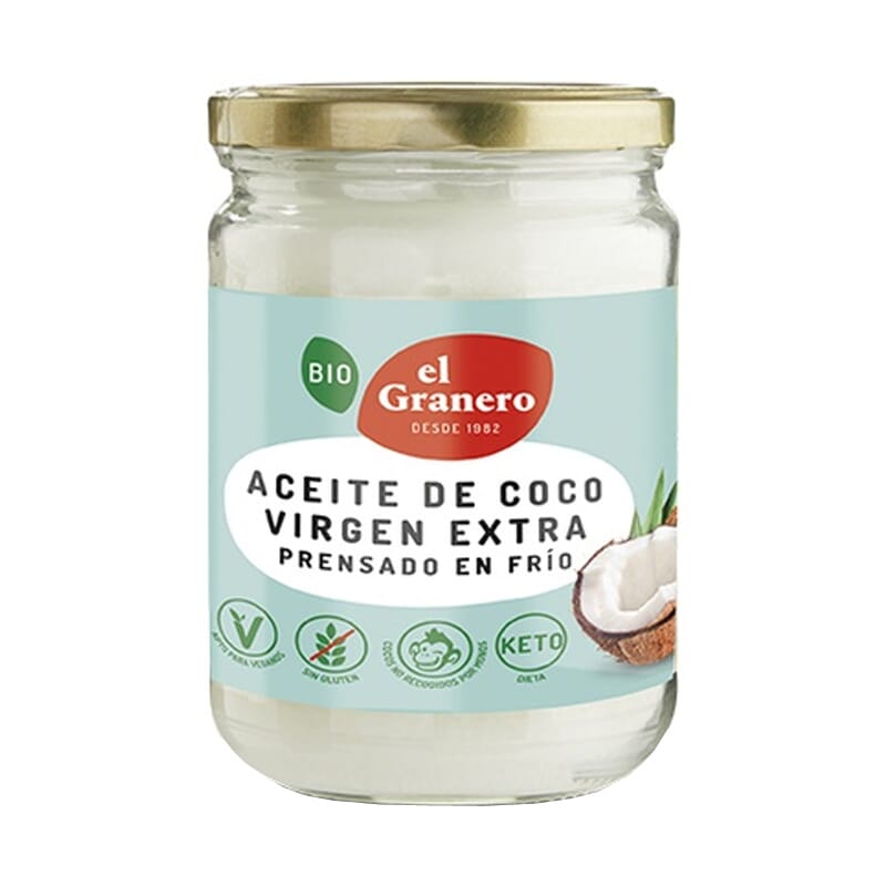 Aceite De Coco Virgen Extra Prensado En Frío Bio 400 ml