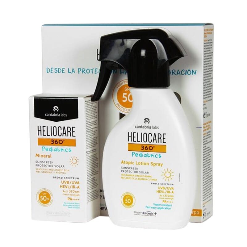 Heliocare 360 Pediatrics Mineral 50 ml + Loción Spray 250 ml