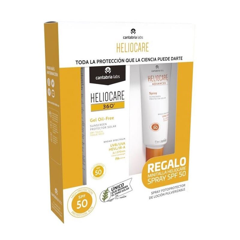 Heliocare 360 Gel Oil-Free SPF50 50 ml + Advance Spray 75 ml