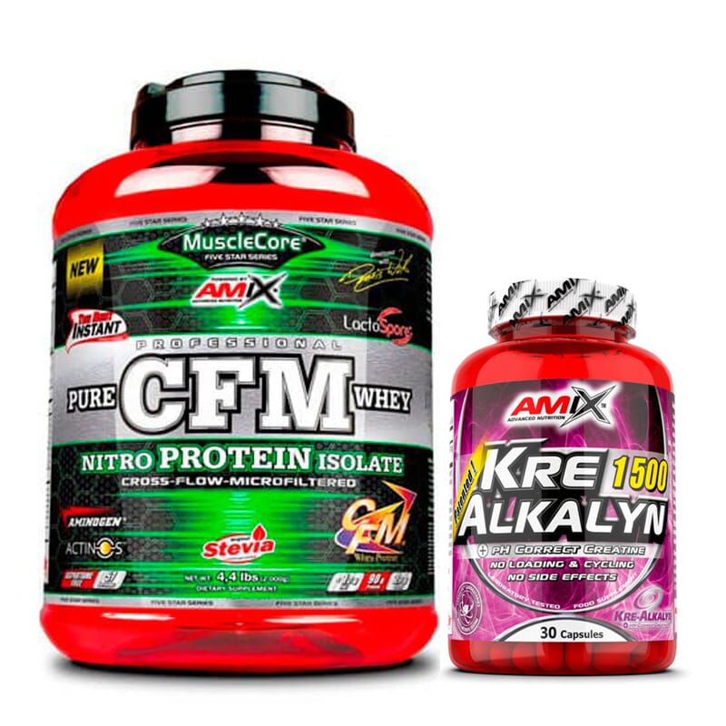 Pack Regalo CFM Nitro Isolate 2 Kg + Kre-Alkalyn 30 Caps