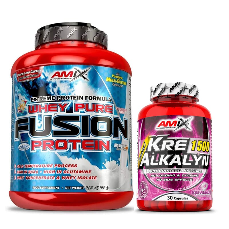 Pack Regalo Whey Pure Fusion 2,3 Kg + Kre-Alkalyn 30 Caps