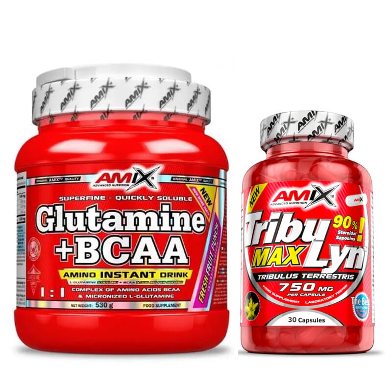 Pack Regalo Glutamina + BCAA 530g + Tribulyn 30 Caps