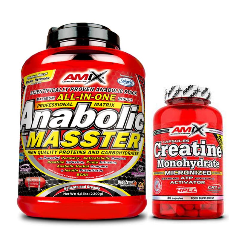 Pack Regalo Anabolic Masster 2,20 Kg + Creatina 30 Caps