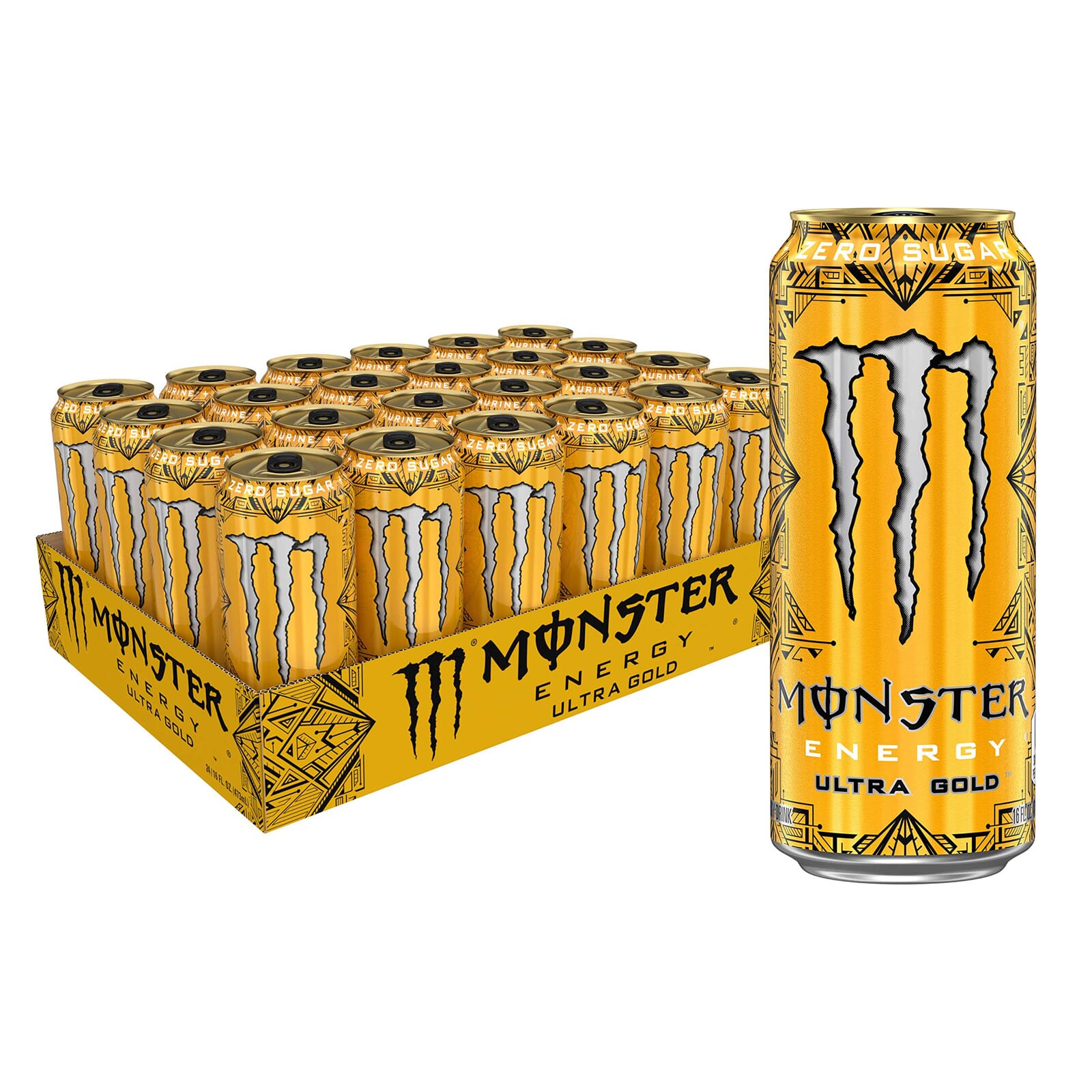 Monster Ultra Golden Pineapple Zero Zucchero 24 Unità 500 ml