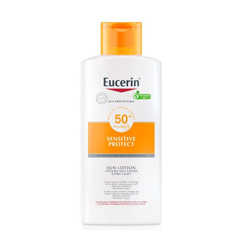 Eucerin Sun Loción Extra Light Sensitive Protect SPF50 400 ml