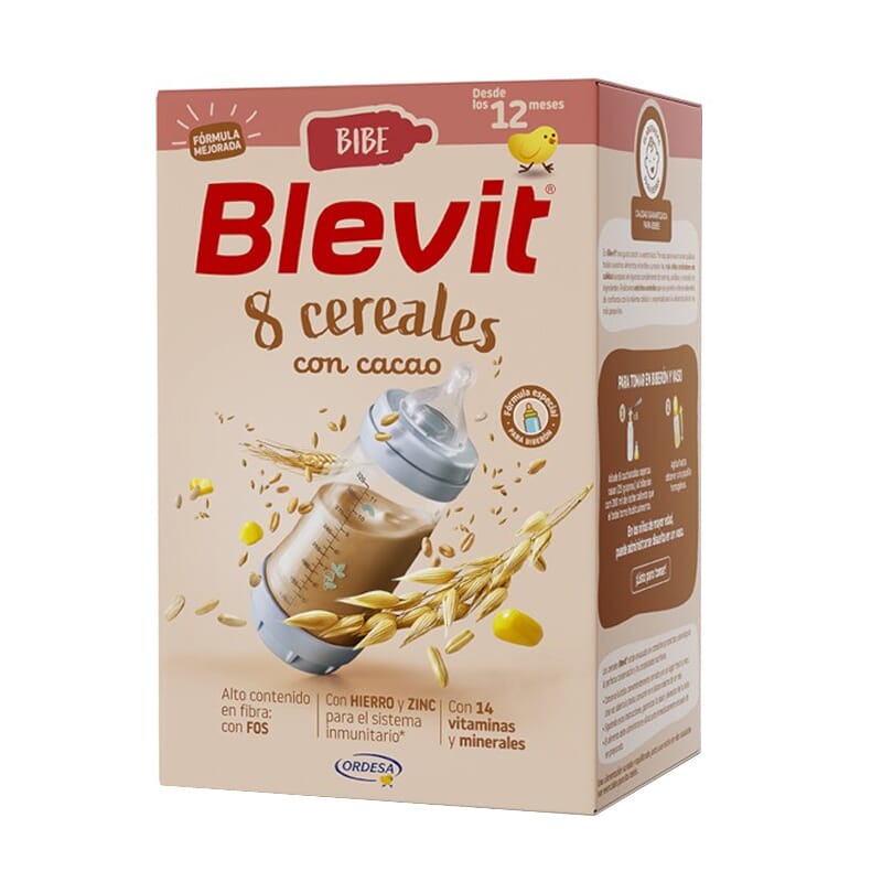 Blevit Bibe 8 Cereales Con Cacao 500g