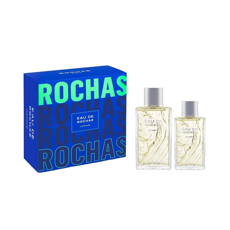 Eau De Toilette Rochas Homme • 50ml Spray + Gel Douche • Fraîcheur Et élégance • Neuf