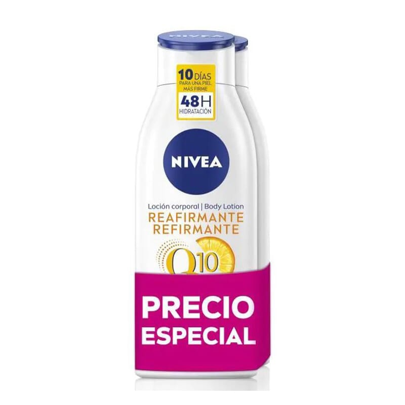 Q10+ Reafirmante Body Milk Piel Normal Duplo 2 Uds 400 ml