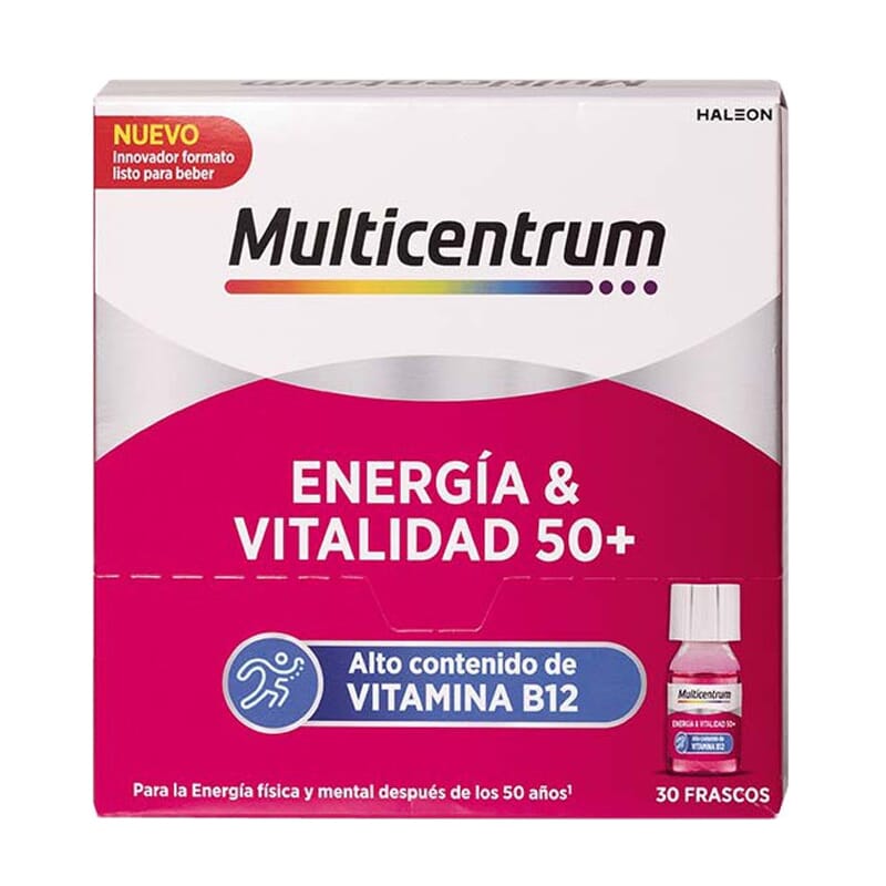 Multicentrum Energía & Vitalidad 50+ 30 Uds 7 ml