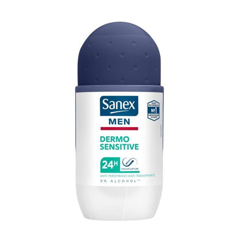 Men Dermo Sensitive 0% Alcohol Desodorante 24h Roll-On 50 ml