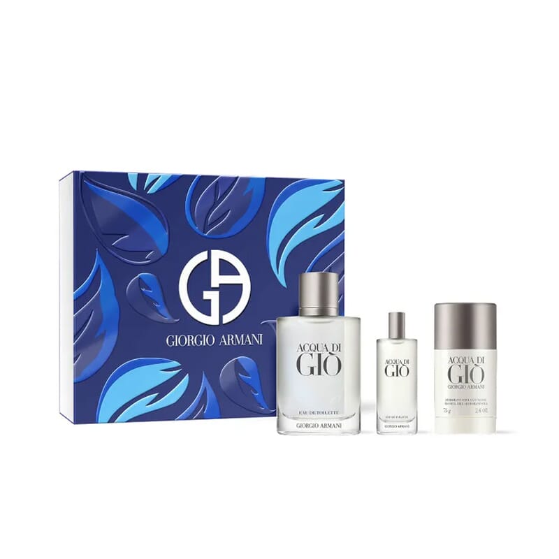 Acqua Di Gio Set EDT 100 ml +  EDT 15 ml + Deo Stick 75g