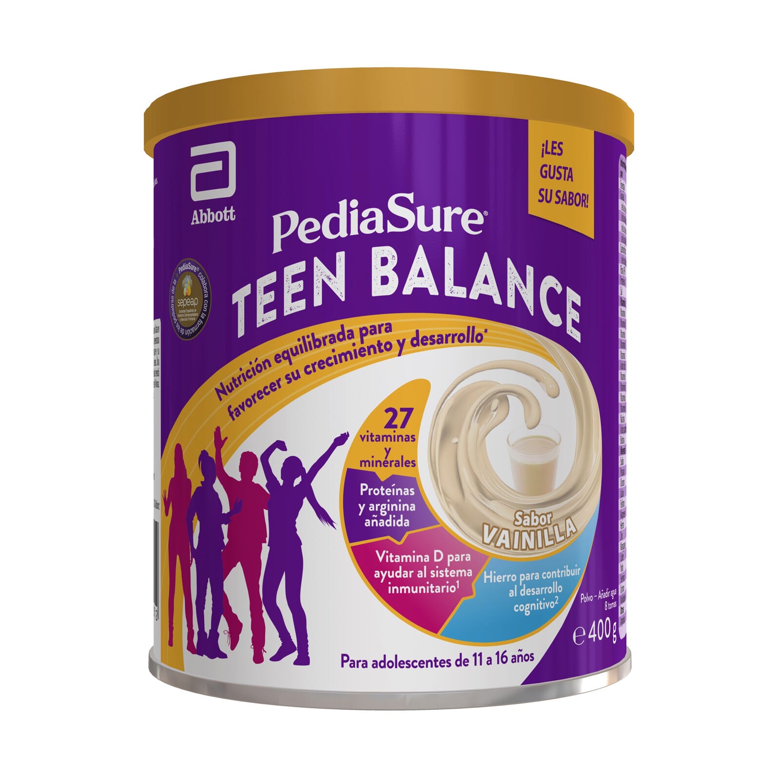 Pediasure Teen Balance Sabor Vainilla 400g