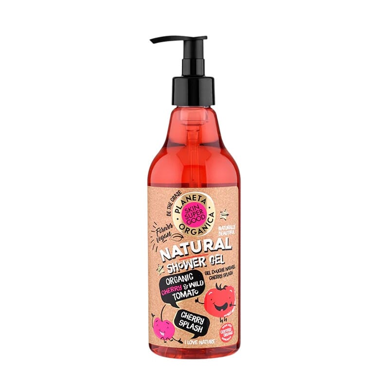 Gel De Ducha Natural Cereza Orgánica y Tomate Salvaje 250 ml