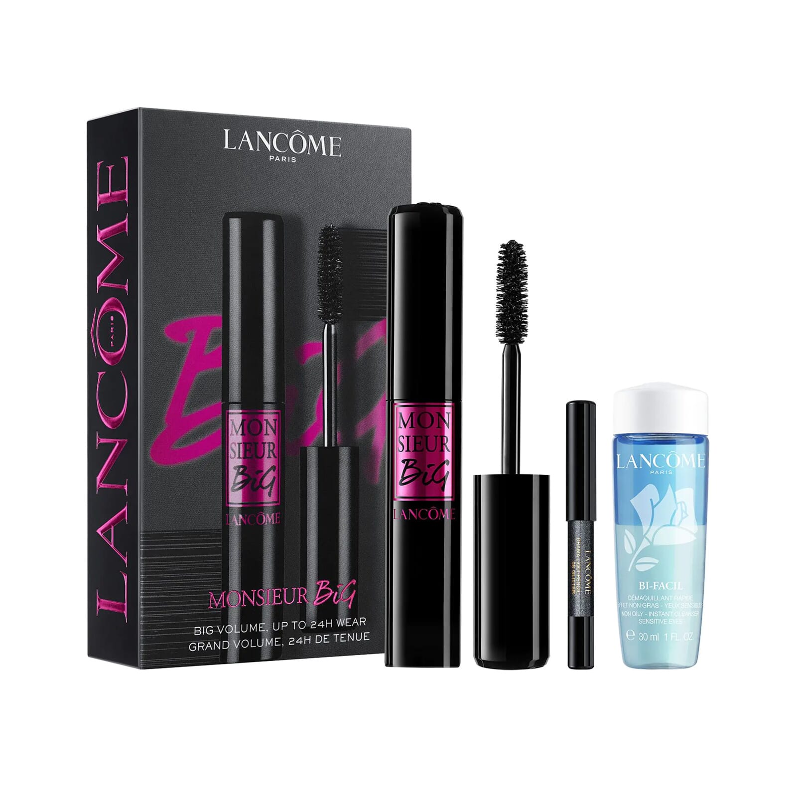 Monsieur Big Mascara + Drama Liqui-Pencil + Bi-Facil 30 ml Lote